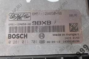 KOMPUTR FOCUS 1.6TDCI 0281011701    6M51-12A650-NB