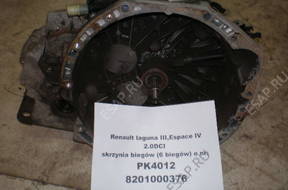 КОРОБКА ПЕРЕДАЧ 2,0 DCI RENAULT LAGUNA 3 III