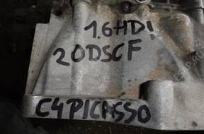 КОРОБКА ПЕРЕДАЧ biegów 20DSCF Citroen C4 Picasso 1,6 HDI