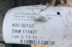 КОРОБКА ПЕРЕДАЧ biegów АВТОМАТИЧЕСКАЯ Honda Accord 2,4 USA