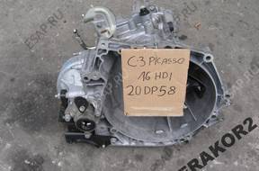 КОРОБКА ПЕРЕДАЧ BIEGÓW CITROEN C3 PICASSO 20DP58