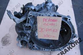 КОРОБКА ПЕРЕДАЧ BIEGÓW CITROEN PICASSO 1.6 HDI 20DM62