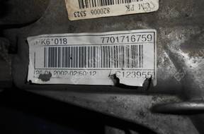КОРОБКА ПЕРЕДАЧ LAGUNA II 2.2 DCI 2002 год PK6018
