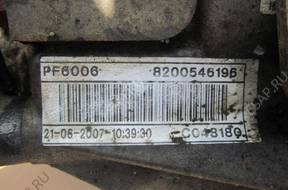 КОРОБКА ПЕРЕДАЧ MASTER II 2,5 DCI 2008 год, 6- СТУПЕНЧАТАЯW PF6006