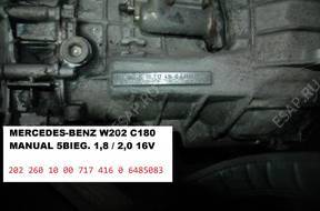 КОРОБКА ПЕРЕДАЧ МЕХАНИКА 1,8 BEN 717.416 MERCEDES C180 W202