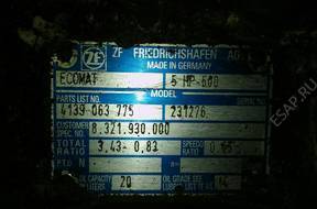 КОРОБКА ПЕРЕДАЧ ZF ECOMAT 5 HP-600 3,43:0,83 ret.