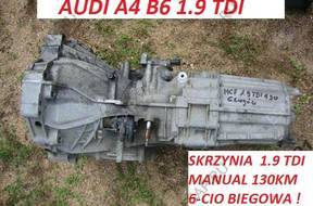 КОРОБКА ПЕРЕДАЧw AUDI A4 B6 1.9 TDI 6-CIO СТУПЕНЧАТАЯ. HCF