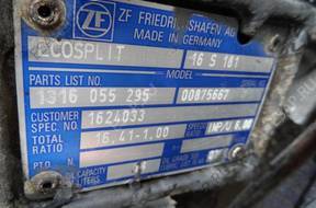 КОРОБКА ПЕРЕДАЧW DAF CF/XF ECOSPLIT ZF 16S181