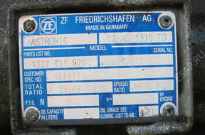 КОРОБКА ПЕРЕДАЧW  DAF XF 12AS1930  2700