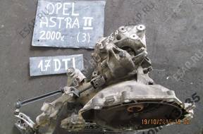 КОРОБКА ПЕРЕДАЧW F17 OPEL ASTRA II 1.7 DTI 2000 год