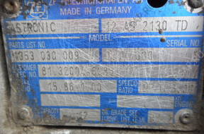 КОРОБКА ПЕРЕДАЧw MAN 12 AS 2130 TD  4000 С