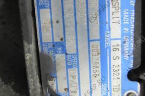 КОРОБКА ПЕРЕДАЧW МЕХАНИЧЕСКАЯ 16S2321TD DAF 105 RETARDE
