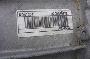 КОРОБКА ПЕРЕДАЧW RENAULT SCENIC 1,9 DCI 2012 год