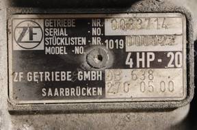 КОРОБКА ПЕРЕДАЧW VITO 638  2.3 БЕНЗИН АВТОМАТИЧЕСКАЯ 4HP 20