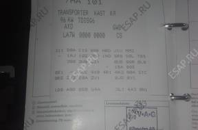 КОРОБКА ПЕРЕДАЧw vw transporter 5 t5 2.5 tdi