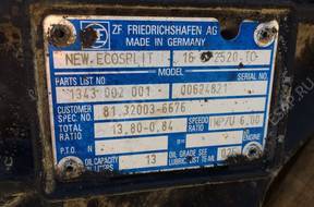 КОРОБКА ПЕРЕДАЧW ZF MAN TGA