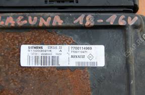 LAGUNA 1 1.8 16V БЛОК УПРАВЛЕНИЯ + ИММОБИЛАЙЗЕР  7700114969