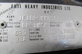 LEGACY OUTBACK 05 2.5 КОРОБКА ПЕРЕДАЧW TY757XFBBB