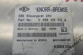 MAN TGA БЛОК УПРАВЛЕНИЯ KASETA EBS 4x2    0 486 106 012