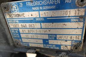 MAN TGA TGX КОРОБКА ПЕРЕДАЧw AS TRONIC 12AS 2301