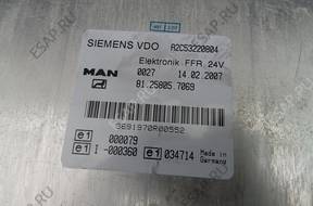 MAN TGA TGX TGL МОДУЛЬ БЛОК УПРАВЛЕНИЯ  FFR 81258057069