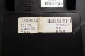 MAN TGA TGX TGS ZBR2 ECU 81258067072 БЛОК УПРАВЛЕНИЯ