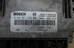 MASTER LIFT 2004 год БЛОК УПРАВЛЕНИЯ ДВИГАТЕЛЕМ 0281011432 2.5DCI