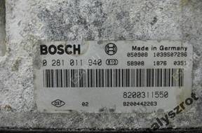 MASTER MOVANO 2.5 DCI БЛОК УПРАВЛЕНИЯ 0281011940 BOSCH