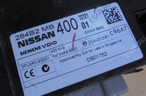 MAXITY CABSTAR 2.5 06-2014 год БЛОК УПРАВЛЕНИЯ 284B2MB400