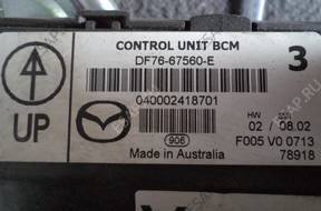 MAZDA 2 08-13 МОДУЛЬ KOMFORTU BSI DF76-67560-E