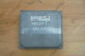 MAZDA 2 БЛОК УПРАВЛЕНИЯ ДВИГАТЕЛЕМ 16V 1.4 16V 2003-07