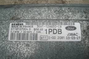 MAZDA 2 MAZDA II MAZDA2 02-07 БЛОК УПРАВЛЕНИЯ 1PDB