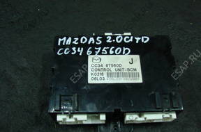 MAZDA 5 V МОДУЛЬ KOMFORTU BCM CC3467560D