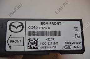 Mazda 6 3 CX5 МОДУЛЬ БЛОК УПРАВЛЕНИЯ BCM KD45-675X0B