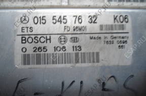 MB W210 3.2 БЛОК УПРАВЛЕНИЯ ETS 0265106113 0155457632