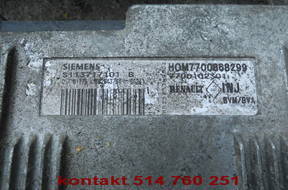 MEGANE БЛОК УПРАВЛЕНИЯ  S103717101 7700868299 2.0 8V