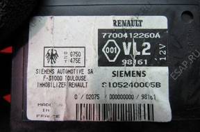 MEGANE SCENIC I БЛОК УПРАВЛЕНИЯ 7700412260A
