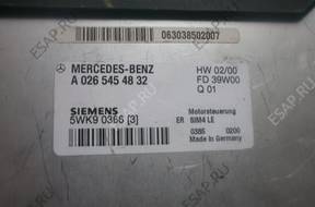 Mercedes  0265454832--5Wk90366 БЛОК УПРАВЛЕНИЯ ДВИГАТЕЛЕМ