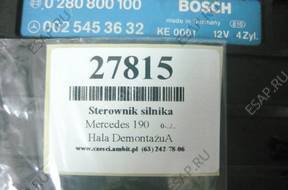 MERCEDES 190 БЛОК УПРАВЛЕНИЯ ДВИГАТЕЛЕМ 0280800100