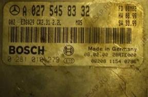 MERCEDES 2,2 CDI БЛОК УПРАВЛЕНИЯ 0281010279 A0275458332