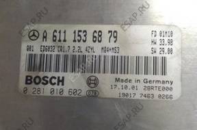Mercedes 2,2 CDI БЛОК УПРАВЛЕНИЯ ДВИГАТЕЛЕМ 6111536879