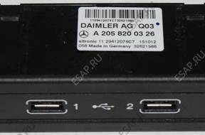 MERCEDES 205 PORT GNIAZDO USB A2058200326