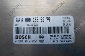 Mercedes 2.2 CDI БЛОК УПРАВЛЕНИЯ A0001535279 0281010851 Mercedes 2.2 CDI БЛОК УПРАВЛЕНИЯ A0001535279 0281010851