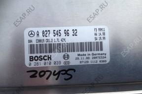 MERCEDES A KLASA 1.7 CDI БЛОК УПРАВЛЕНИЯ A0275459632 MERCEDES A KLASA 1.7 CDI БЛОК УПРАВЛЕНИЯ A0275459632