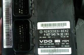 Mercedes A Klasa, БЛОК УПРАВЛЕНИЯ A0275457432[8]