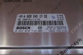 Mercedes A klasa ДИЗЕЛЬ БЛОК УПРАВЛЕНИЯ A028 545 17 32