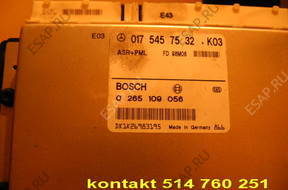 MERCEDES ASR PML БЛОК УПРАВЛЕНИЯ 0265109056 0175457532