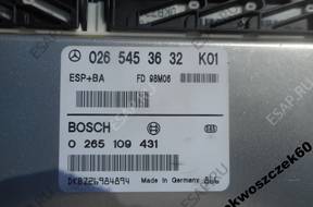 MERCEDES БЛОК УПРАВЛЕНИЯ 0265109431 0265453632
