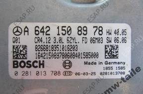MERCEDES БЛОК УПРАВЛЕНИЯ ДВИГАТЕЛЕМ A6421508978 0281013708