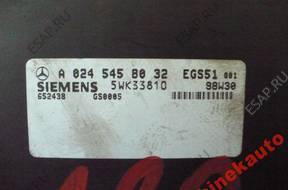 MERCEDES БЛОК УПРАВЛЕНИЯ КПП МОДУЛЬ A0245458032 MERCEDES БЛОК УПРАВЛЕНИЯ КПП МОДУЛЬ A0245458032